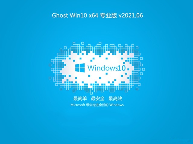 大地系统Ghost Win10 x64 万能专业版 v2021.06